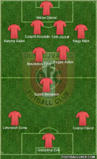 Dunaújváros FC Formation 2010