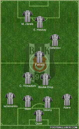 Besiktas JK Formation 2010