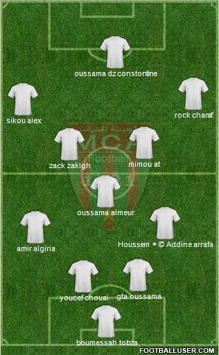 Mouloudia Club d'Alger football formation