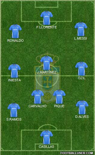 Real Oviedo S.A.D. Formation 2010