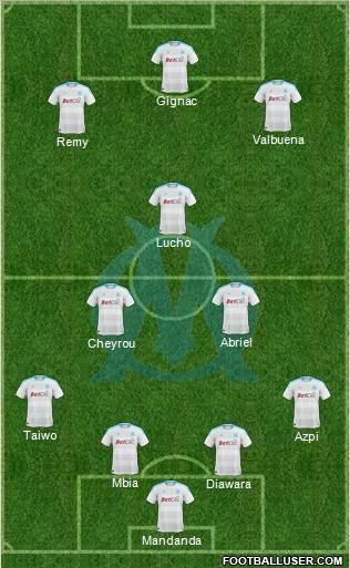 Olympique de Marseille Formation 2010