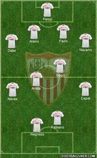 Sevilla F.C., S.A.D. Formation 2010