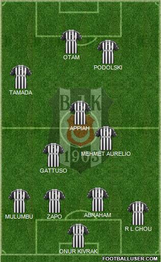 Besiktas JK Formation 2010