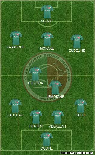 Club Sportif Sedan Ardennes Formation 2010