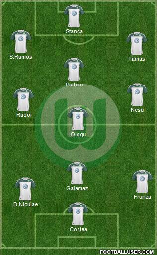 VfL Wolfsburg Formation 2010