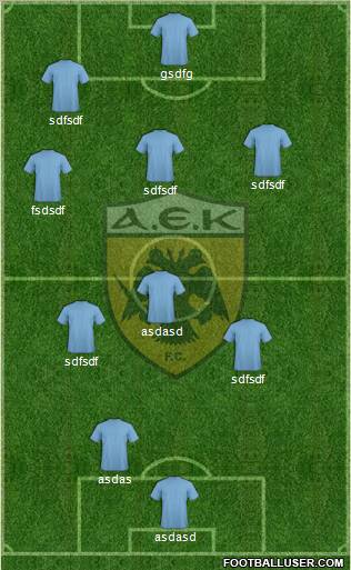 AEK Athens Formation 2010