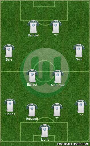 VfL Wolfsburg Formation 2010