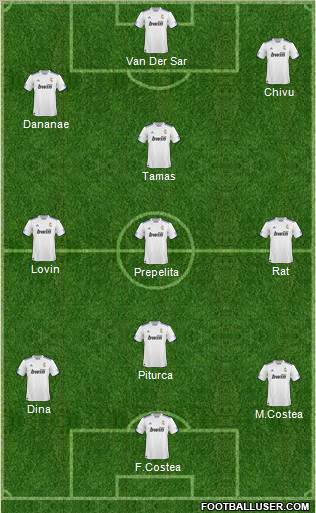 R. Madrid Castilla Formation 2010