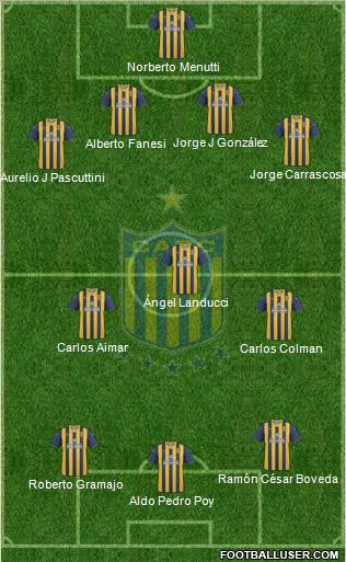 Rosario Central football formation