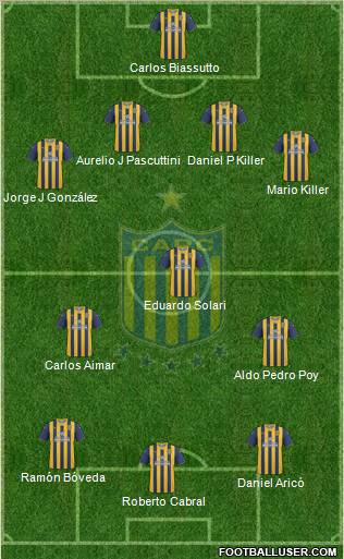 Rosario Central football formation