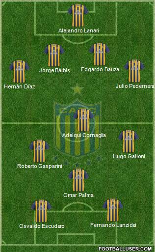 Rosario Central football formation