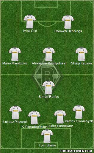 Borussia Mönchengladbach football formation