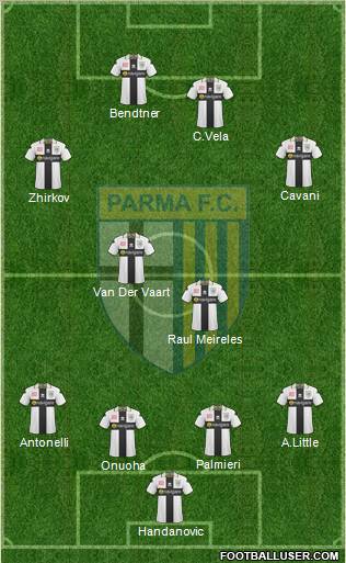 Parma football formation