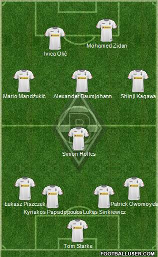 Borussia Mönchengladbach football formation