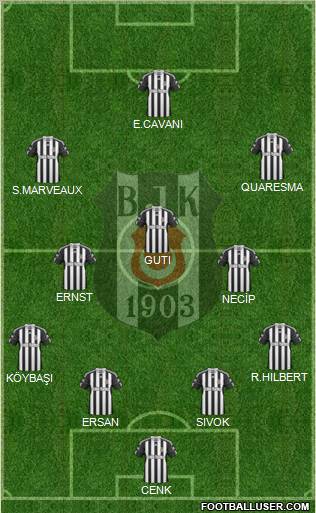 Besiktas JK Formation 2010