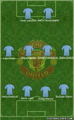 Manchester United Formation 2010
