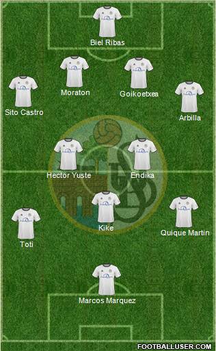 U.D. Salamanca S.A.D. Formation 2010