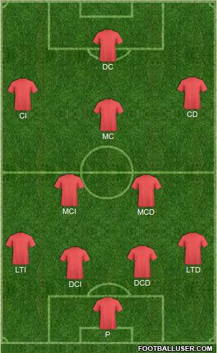 World Cup 2010 Team Formation 2010