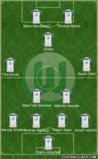 VfL Wolfsburg Formation 2010