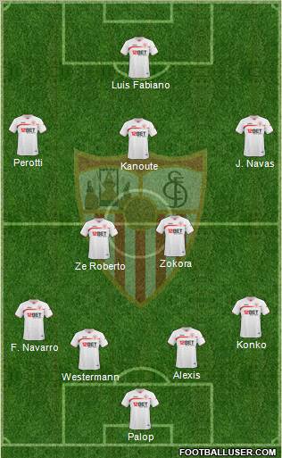 Sevilla F.C., S.A.D. Formation 2010