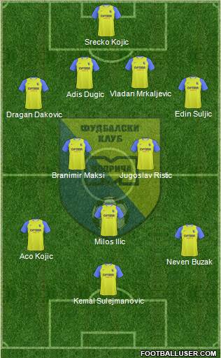 FK Modrica Maxima Formation 2010