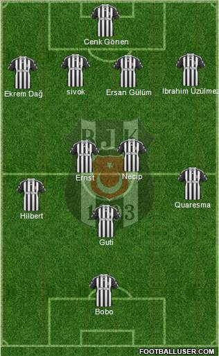 Besiktas JK Formation 2010