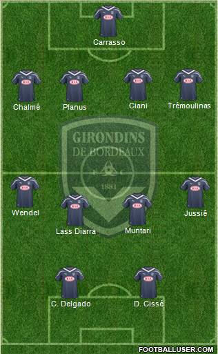 FC Girondins de Bordeaux Formation 2010