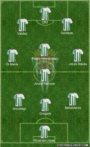 Córdoba C.F., S.A.D. football formation