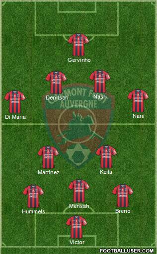 Clermont Foot Auvergne 63 Formation 2010