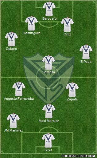 Vélez Sarsfield Formation 2010