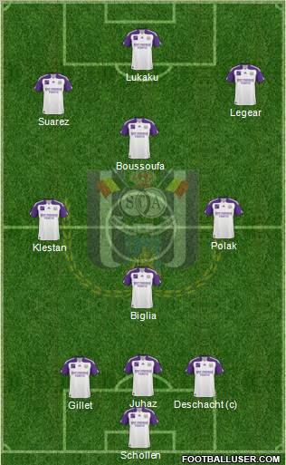 RSC Anderlecht Formation 2010