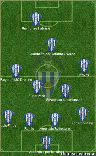 C.D. Alcoyano Formation 2010