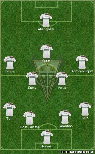 Albacete B., S.A.D. football formation