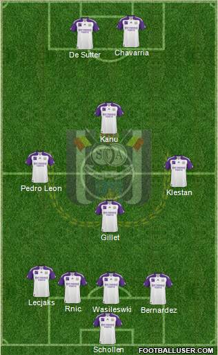 RSC Anderlecht Formation 2010