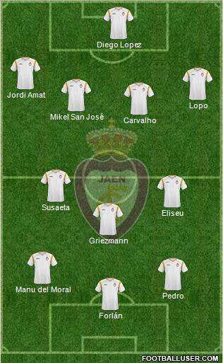 Real Jaén C.F. Formation 2010