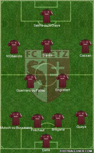 Football Club de Metz football formation