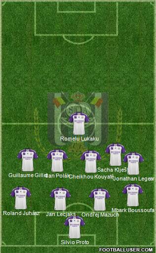 RSC Anderlecht Formation 2010