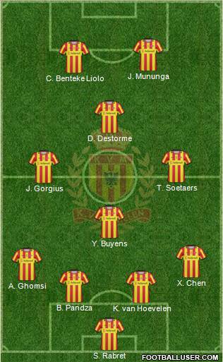 Yellow Red KV Mechelen Formation 2010