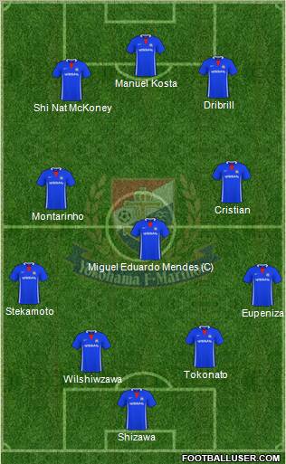 Yokohama F Marinos Formation 2010