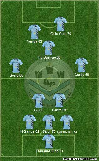 Tours Football Club Formation 2010