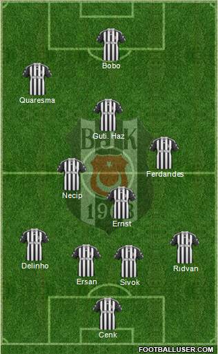 Besiktas JK Formation 2010