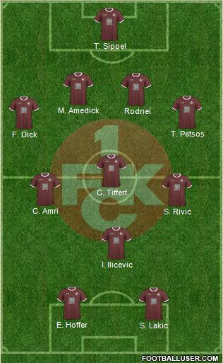 1.FC Kaiserslautern Formation 2010
