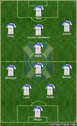 C.D. Tenerife S.A.D. Formation 2010