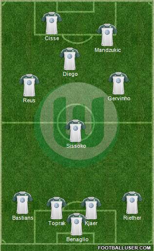 VfL Wolfsburg Formation 2010