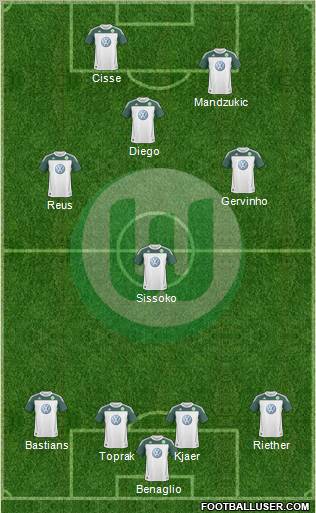 VfL Wolfsburg football formation