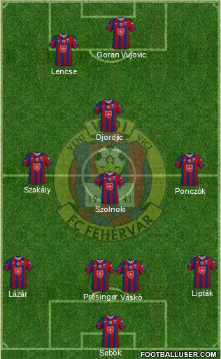 FC Fehérvár Formation 2010