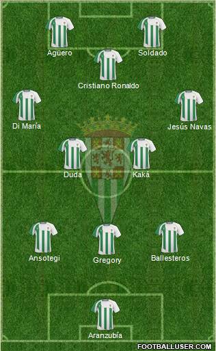 Córdoba C.F., S.A.D. football formation