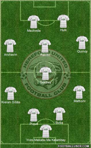 Hereford United Formation 2010