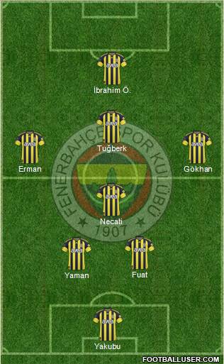 Fenerbahçe SK Formation 2010