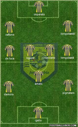 Juve Stabia 3-4-3 football formation